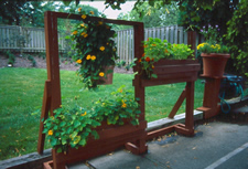 Accessible gardening containers