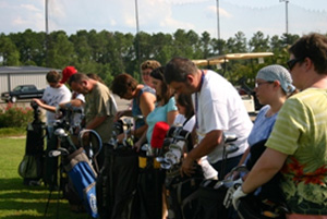 Picture of people in Golf course