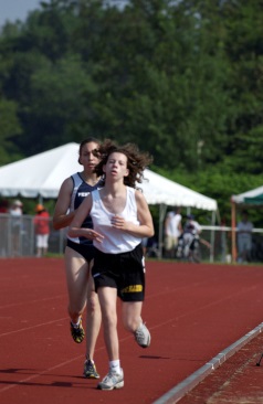a participant competes in a track event without any assistance or assistive devices