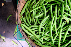 basket of green beans
