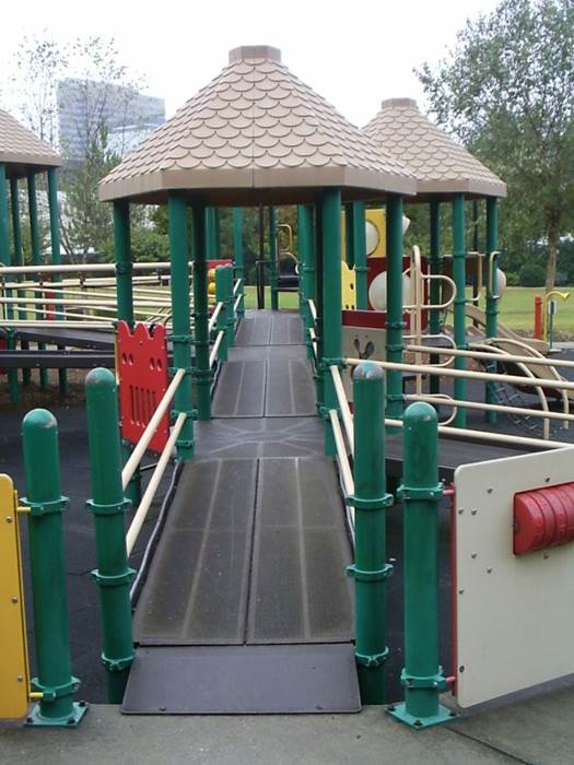 playground with ramp access