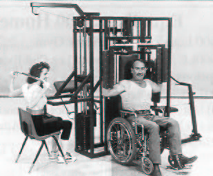 The Equalizer 1000 - an accessible multi-station, multi-exercise unit.