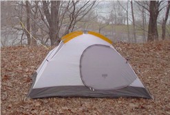 Tent in outdoor setting