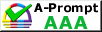 A-Prompt Version 1.0.6.0 checked. WAI level 'triple A'